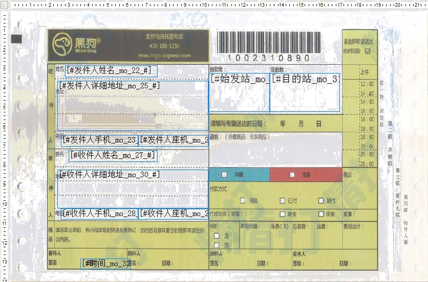 黑狗冷链物流1号模板