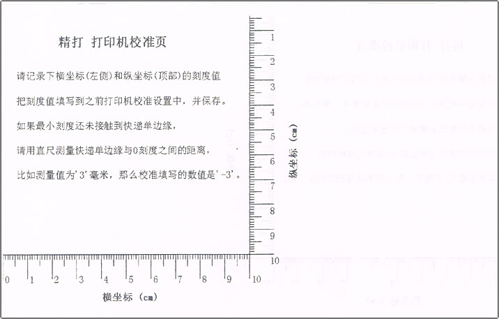 打印机修正完毕